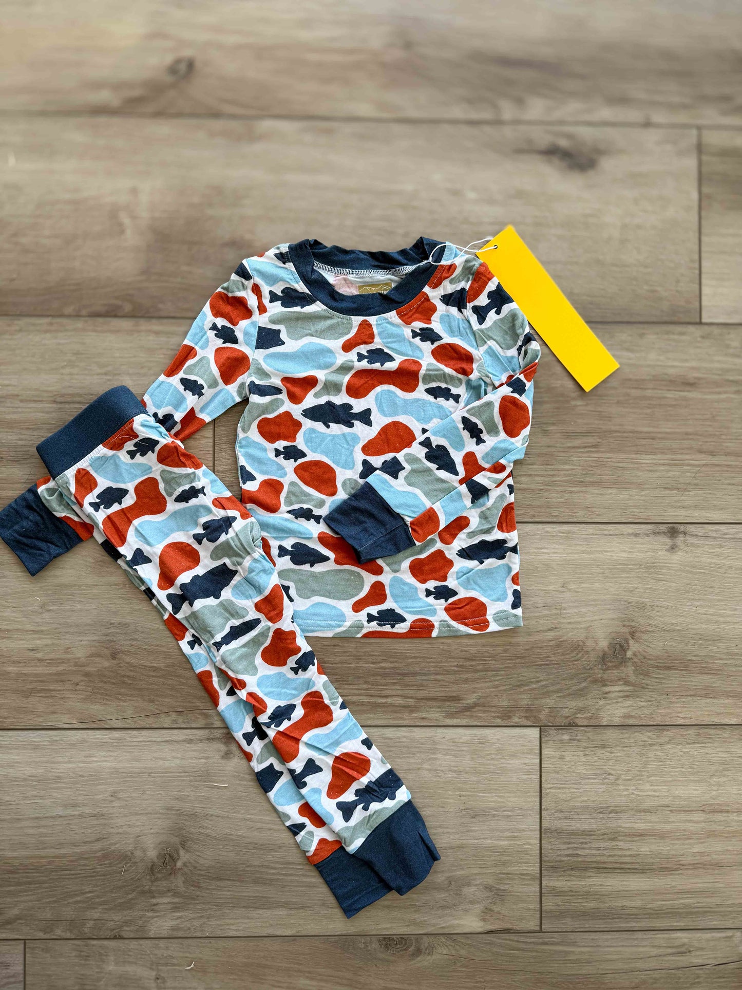 Loren Camo Fish Bamboo PJ Set