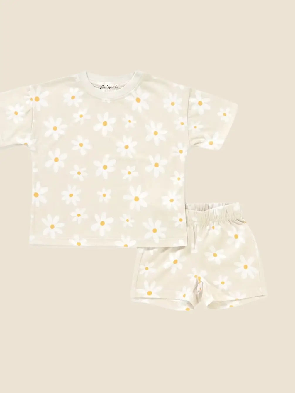 Wayne Emoji/Smiley face Short Sleeve Baby Lounge set