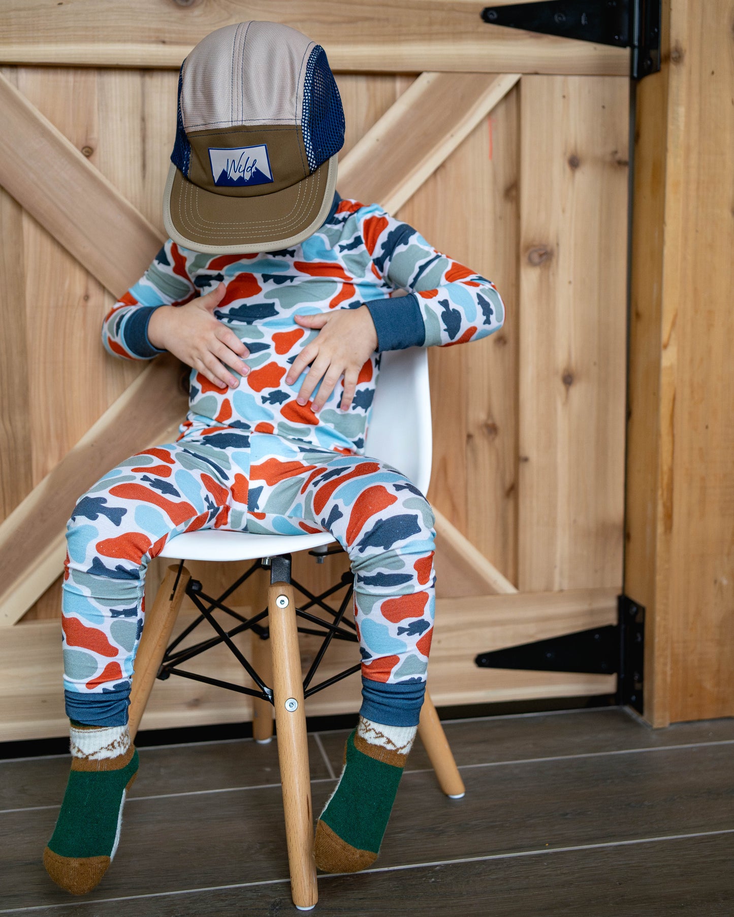 Loren Camo Fish Bamboo PJ Set