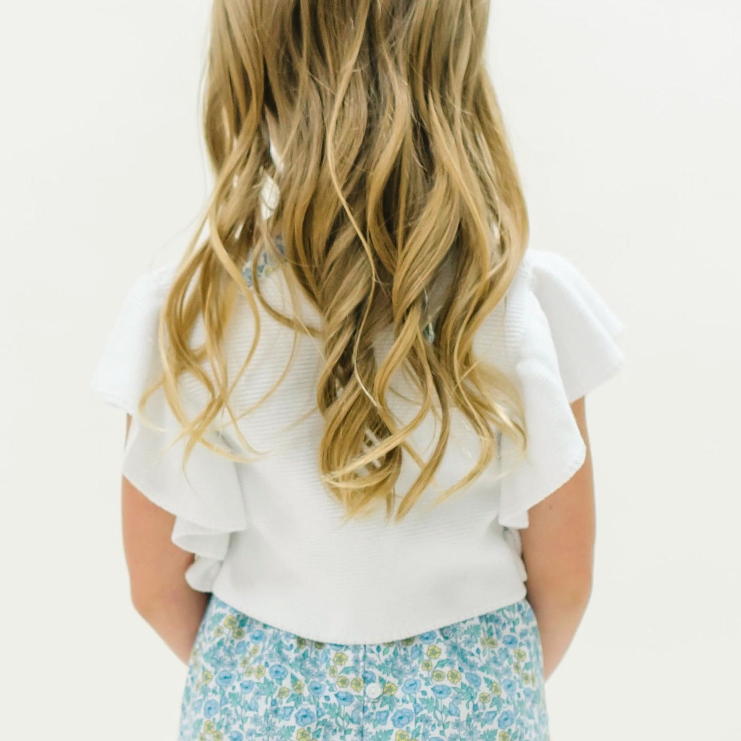 Lila Ruffle Sleeve Sweater Vest Girls