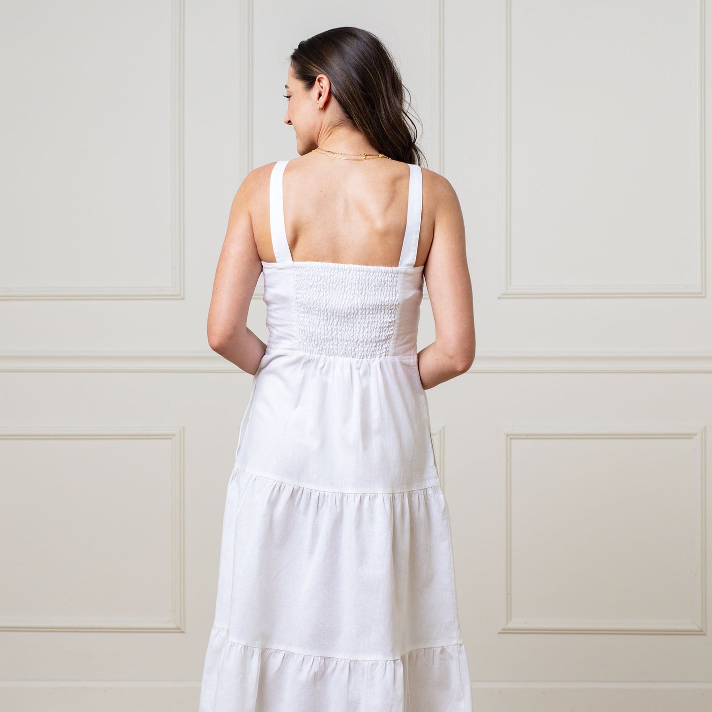 Catie Tiered Wrap Dress