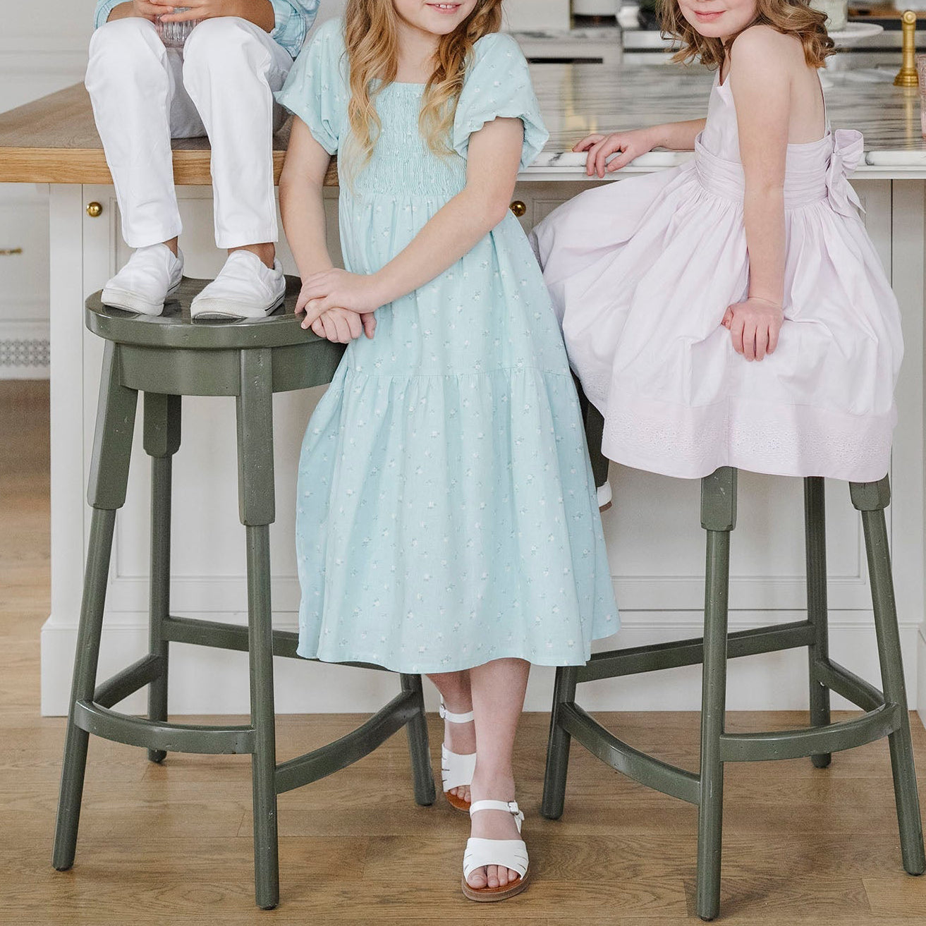 Liliana Smocked Bubble Sleeve Dress
