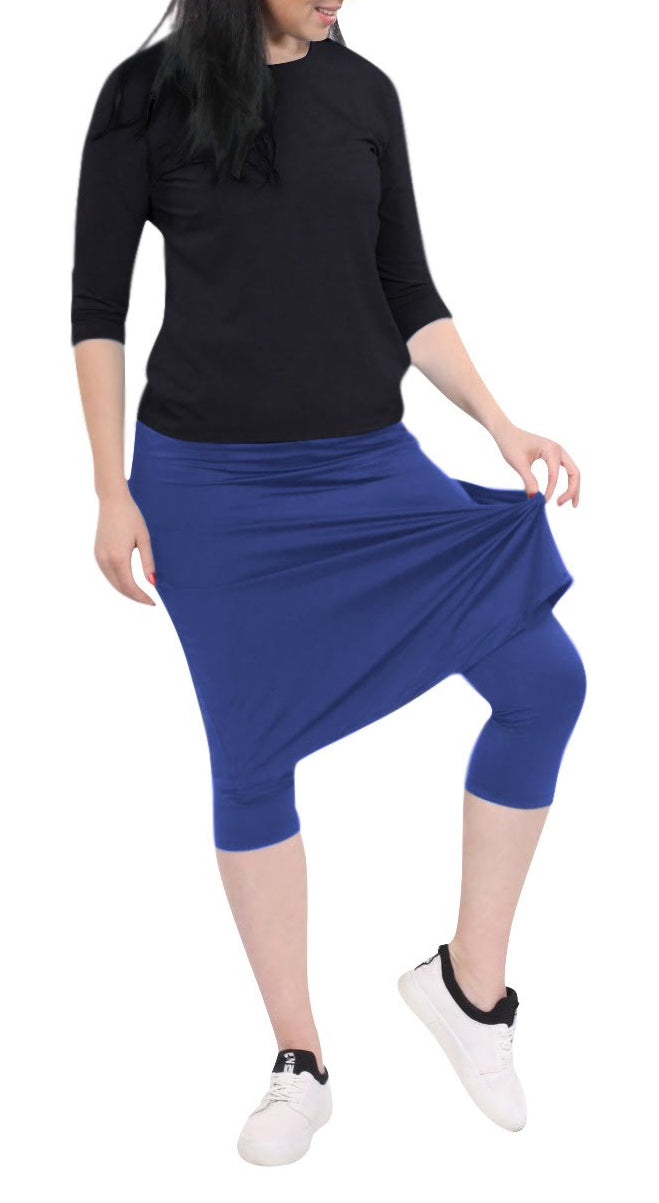 Tabitha Modest Swim and Sports Midi Skirt with Attached Leggings - UPF 50 Protection