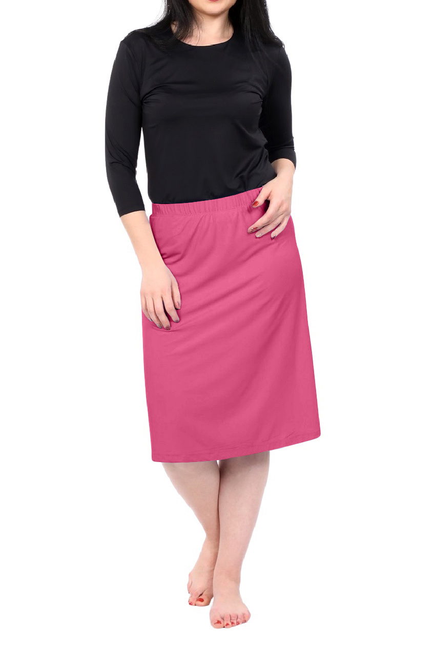 Evie Modest Knee Length Swim, and Sports Skirt with UPF 50+ UV protection