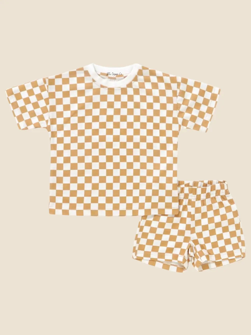 Wayne Emoji/Smiley face Short Sleeve Baby Lounge set