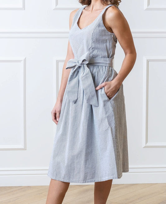 Haven Organic A-Line Dress with Sash