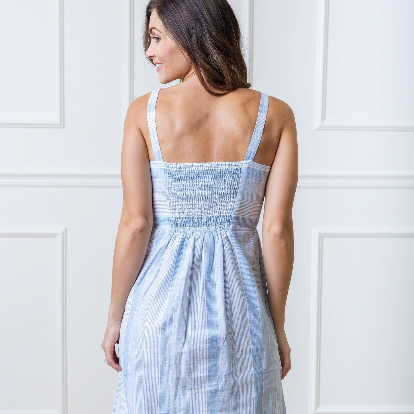 June Linen Sheath Dress