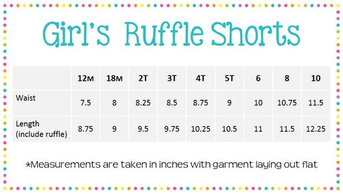 Kara Girls Ruffled Seersucker Shorties