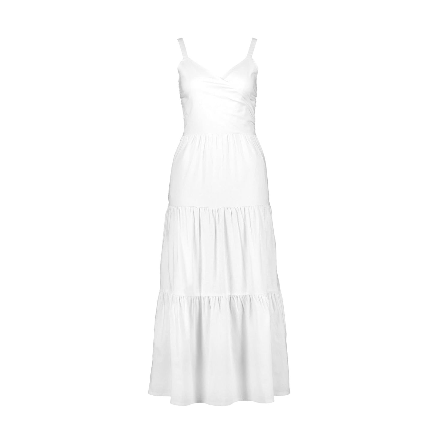 Catie Tiered Wrap Dress