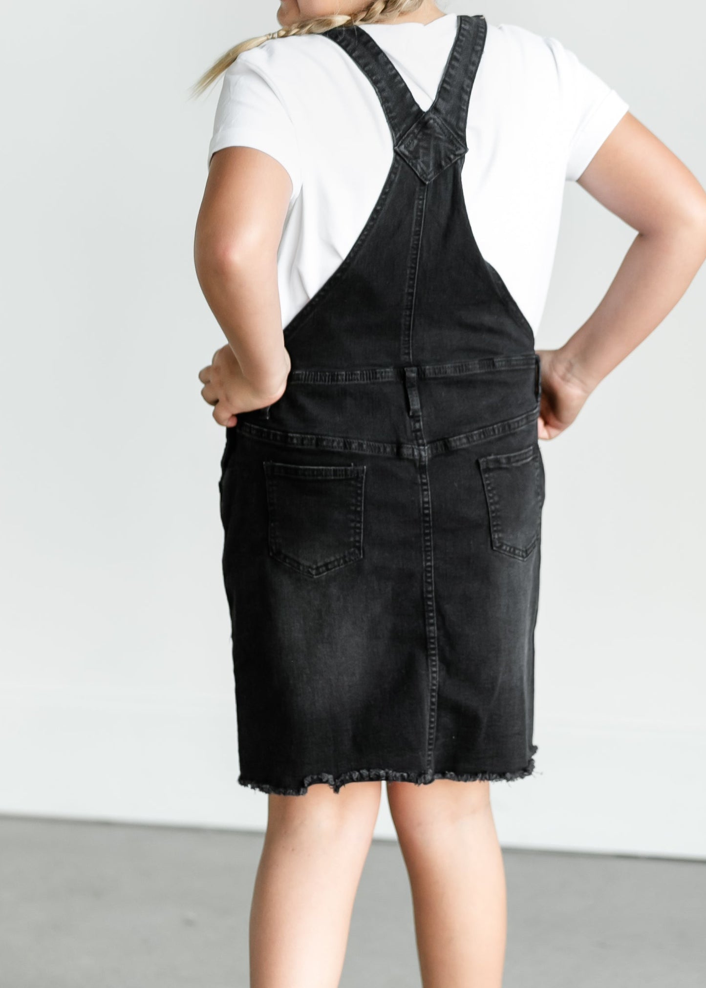 Aria Girls Denim Overall Jumper Dress - FINAL SALE