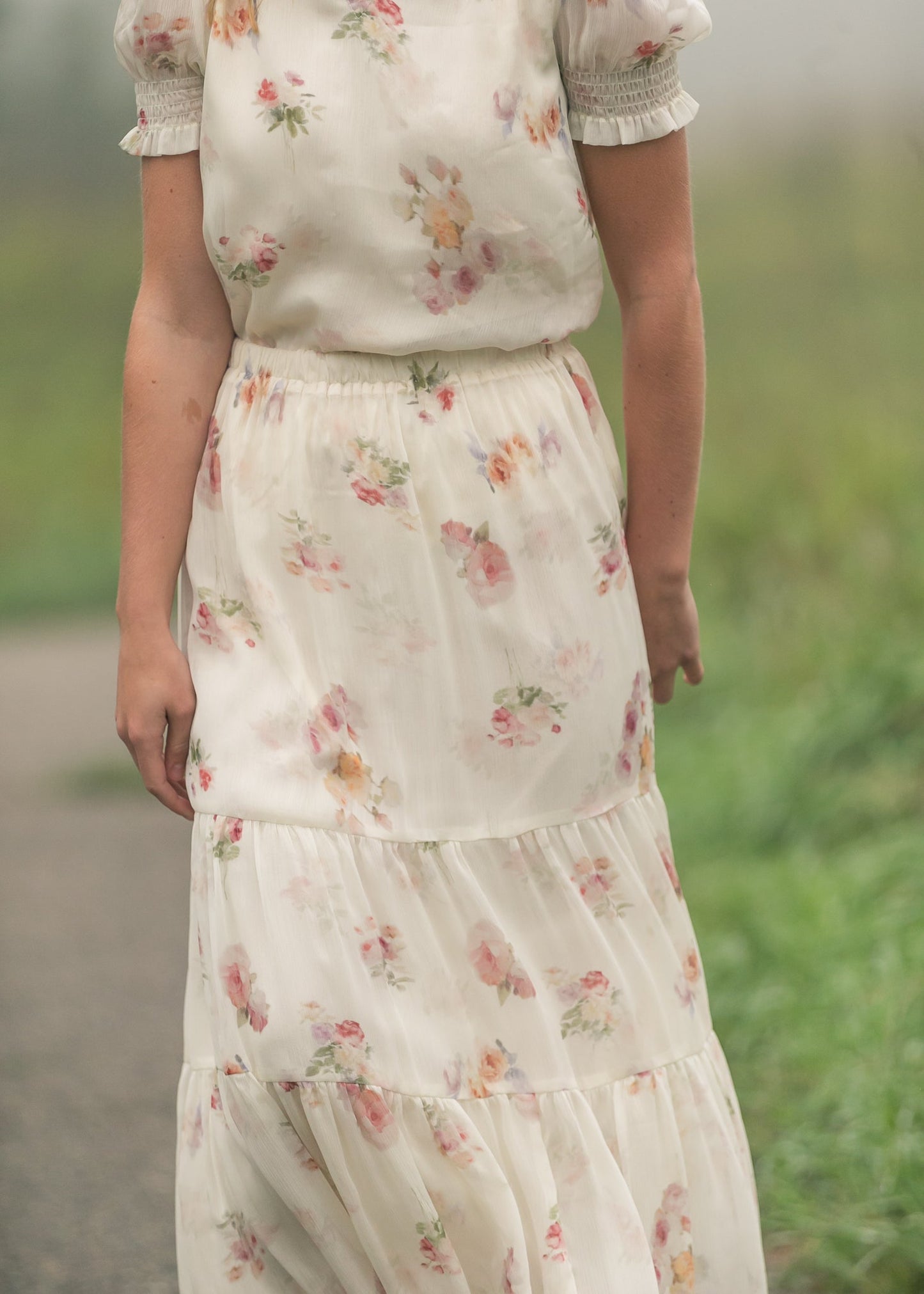 Amy Tiered Maxi Skirt
