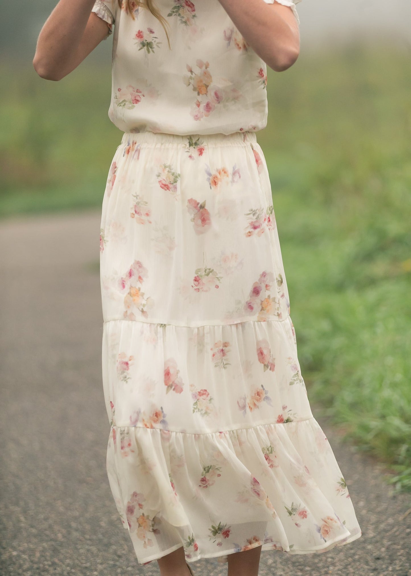 Amy Tiered Maxi Skirt