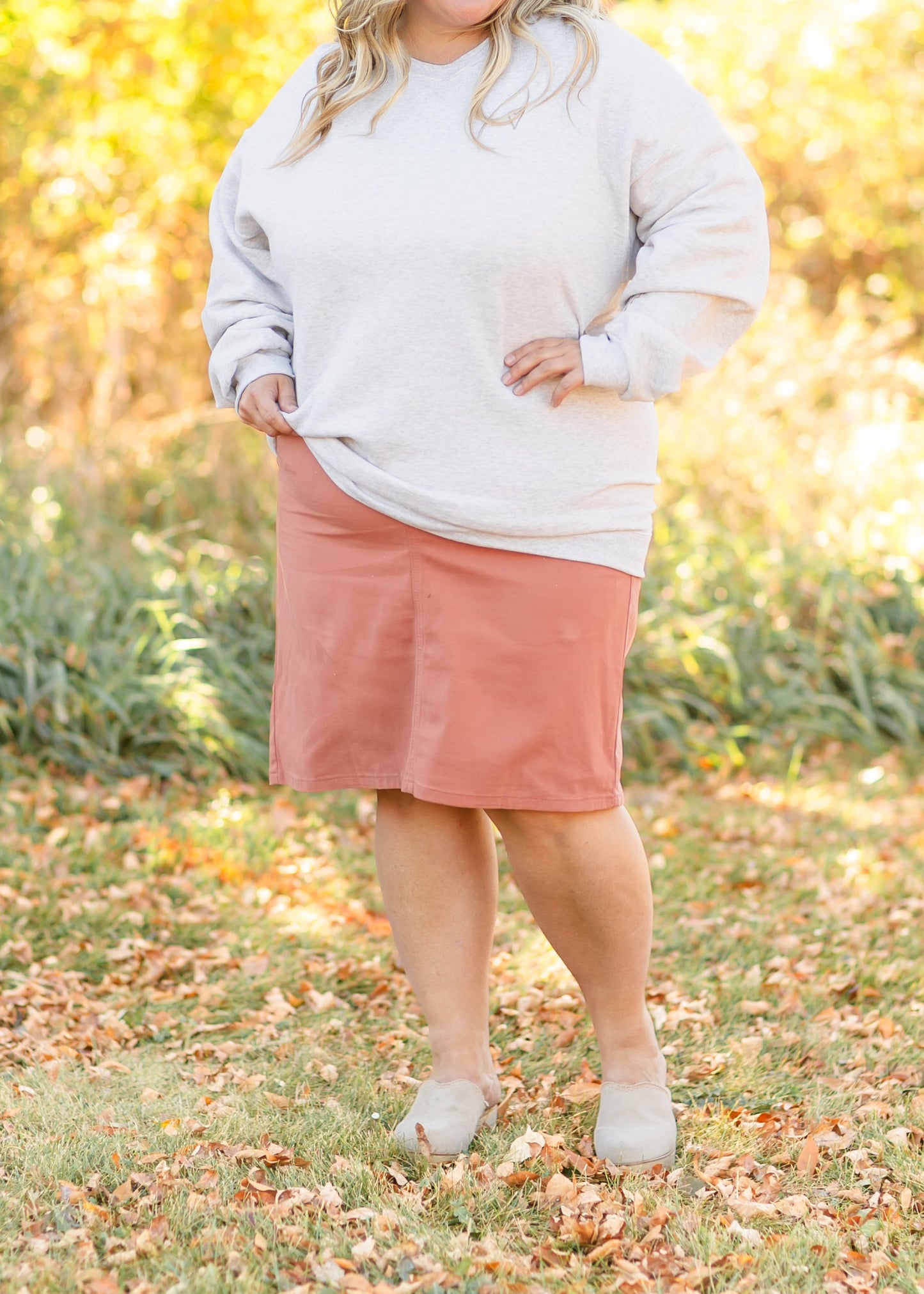 Remi Sienna Denim Midi Skirt - FINAL SALE