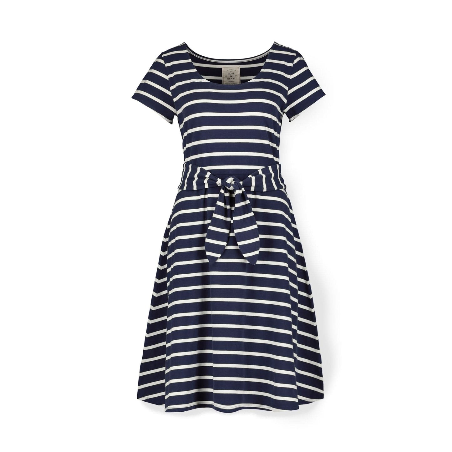 Peggie Organic Tie-Waist Knit Dress
